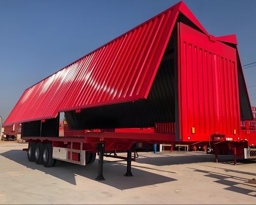 半トレーラー 9.5-16m 長 3軸 30-50tons ロジスティック 翼幅バン