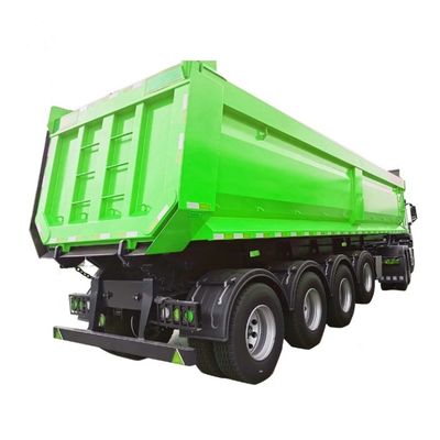 45Cbm 60Tn ダンプトラック トレーラー 砂石穀物輸送用のバックダンプトレーラー