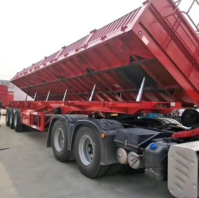 30~100トンの積載物 横転転用セミトレーラー トラックや卸貨物用の13000×2550×2900