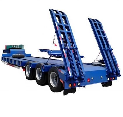 60T 最大重量 Q345B/T700L 低床トラック トレーラー