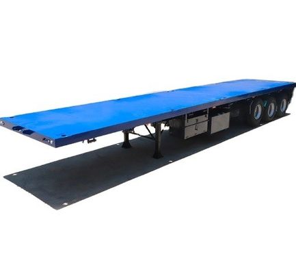 Q345b メインビーム 3 軸 フラットベッド トラック 半トレーラー キングピン 2.00 &quot; 50 / 90 市場