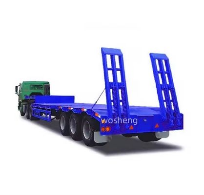 Wosheng 重装備 輸送 3/4/5/6/7軸のローボーイトラック トレーラー