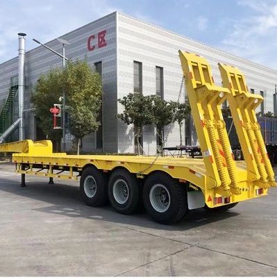 トラック用重用機械機器用3軸4軸低床トレーラー