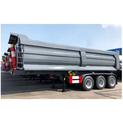 40~80トンの後部ダンプ半トレーラー Q345B/T700 鋼筋主梁と低保守