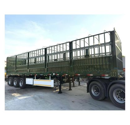 高サイドドロップフェンス 貨物セミトレーラー SAF 2 スピード 28t 重荷着陸機