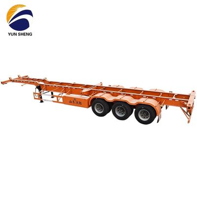 20FT 40FT 48FT 53FT スケルトン半トレーラー トラックトレーラー 12380*2480*1550mmサイズ