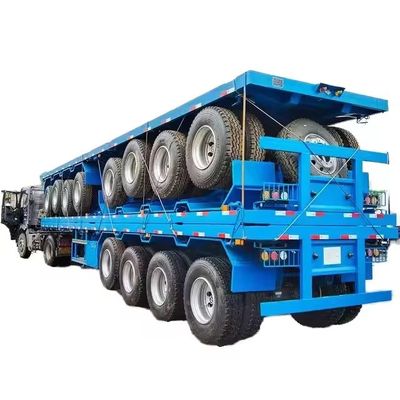 コンテナ輸送用フラットベッド半トレーラー 3軸タイヤ 12R22.5 12400*2610*1550mm