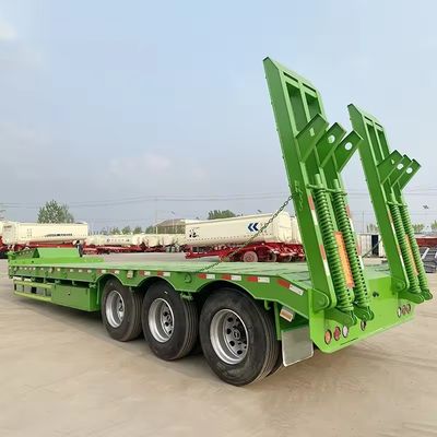 150T最大重荷 低床半トレーラー トラック トラクタートレーラー 重荷着陸車