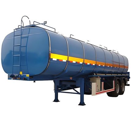 40000~75000リットルの燃料や石油タンカー 半トレーラー 9800kgのタレ重量