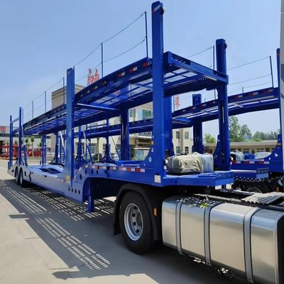 最大積載量30000kg 自動車輸送用鉄鋼の陸上用二階建て半トレーラー