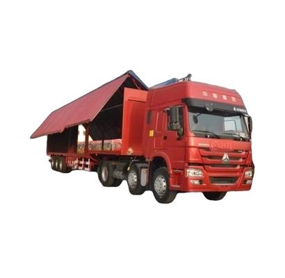 Wosheng 30/40tons ロジスティック ウイングスパン ヴァン・セミトレーラー 双線ブレーキシステム WABCO