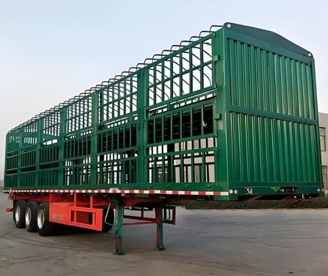 最大重荷 30000 kg 双甲板動物 家禽 畜産 半トレーラー 3/4 アクセル