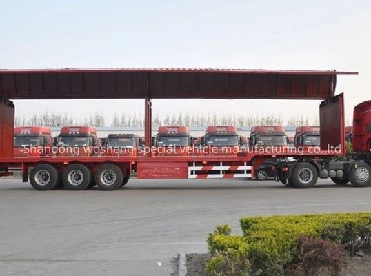 Wosheng 30/40tons ロジスティック ウイングスパン ヴァン・セミトレーラー 双線ブレーキシステム WABCO