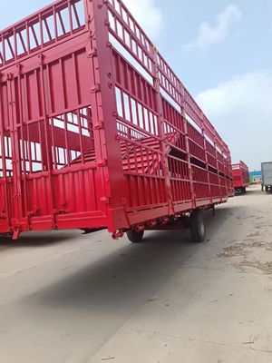 最大重荷 30000 kg 双甲板動物 家禽 畜産 半トレーラー 3/4 アクセル