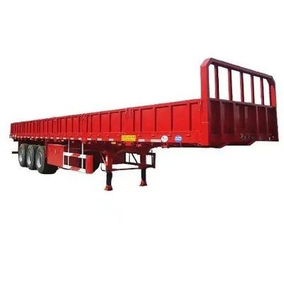 輸出好 13m 3 軸側壁半トレーラー 高重荷と鋼材