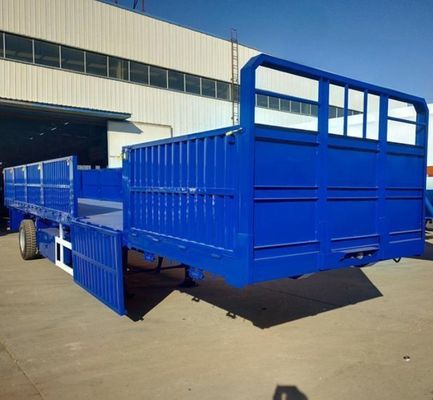 7500kgs Tare 重量 大量 貨物 フェンス セミトレーラー プロの金属板と