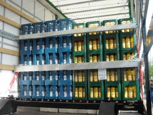 重荷輸送のためのスライディングサイドカーテン 3軸 PVCタールパウリン半トレーラー
