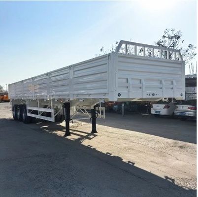 7500kgs Tare 重量 大量 貨物 フェンス セミトレーラー プロの金属板と