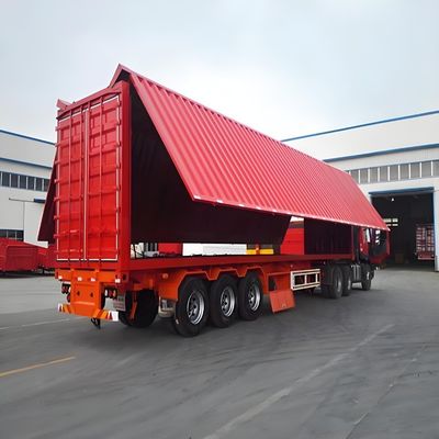 半トレーラー 9.5-16m 長 3軸 30-50tons ロジスティック 翼幅バン