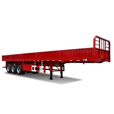 軽量 2 3 4 軸用荷重 50 トントラック Q345B T700 素材の半トレーラー