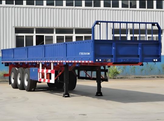 軽量 2 3 4 軸用荷重 50 トントラック Q345B T700 素材の半トレーラー