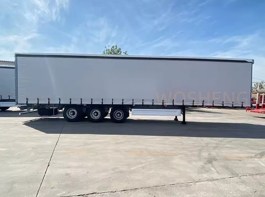 OTTC 3 アクセル 40ft 45ft ホワイトカーテン サイド スライディング トラック ロシア市場用 半トレーラー