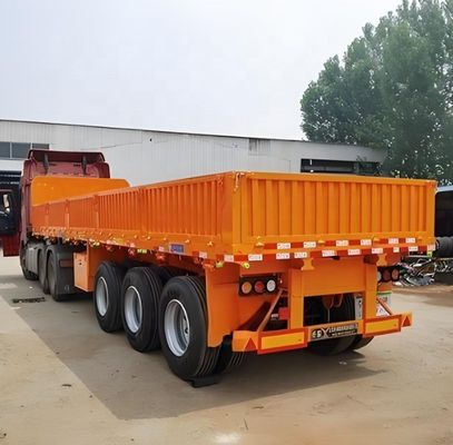 軽量 2 3 4 軸用荷重 50 トントラック Q345B T700 素材の半トレーラー