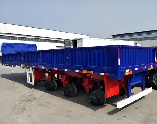 軽量 2 3 4 軸用荷重 50 トントラック Q345B T700 素材の半トレーラー