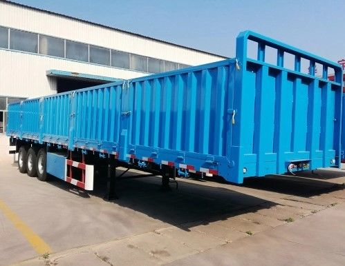 重荷輸送用40~100トンの3軸式下ろし側壁半トレーラー