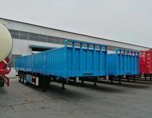 重荷輸送用40~100トンの3軸式下ろし側壁半トレーラー