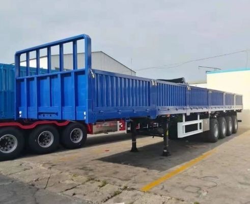 重荷輸送用40~100トンの3軸式下ろし側壁半トレーラー