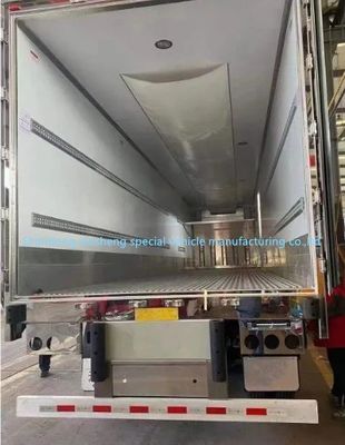 13T 16T BPW/FUWA 客の要求に応じて新鮮食品輸送用の軸半トレーラー