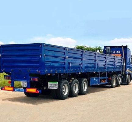 重荷 40-100 トン 下ろし側側壁半トレーラー 機械/空気懸垂