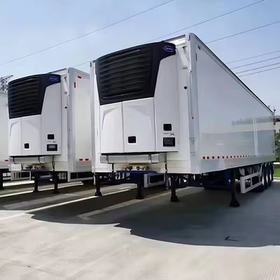 Q345B T700 材料 重荷 45FT 冷蔵型バン・セミトレーラー