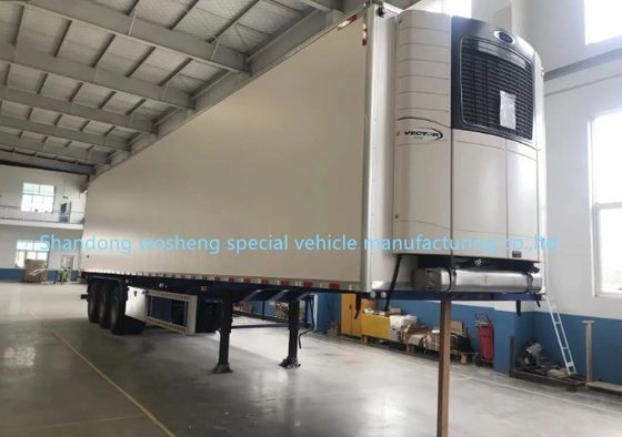 Q345B T700 材料 重荷 45FT 冷蔵型バン・セミトレーラー
