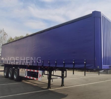 WABCO-ABS ブレーキ 装備 3軸 40フィート 45フィート ブルーカーテンサイドセミトレーラー