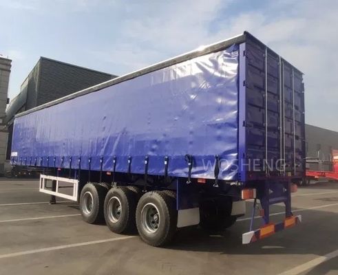 WABCO-ABS ブレーキ 装備 3軸 40フィート 45フィート ブルーカーテンサイドセミトレーラー