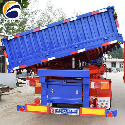 Wosheng Side Tipper トラック トレーラー 90w mm*13/16 厚さ mm*10 層葉の春