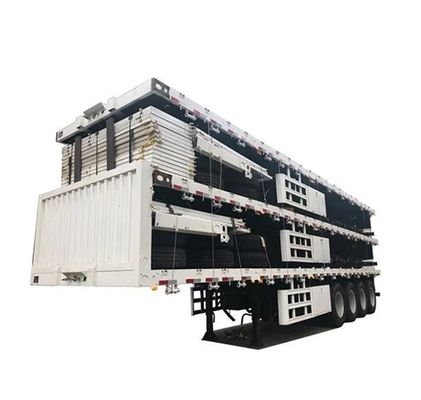 30t 40t 卸荷 乾燥貨物 横ドロップ 横壁セミトレーラー トラック用 ワブコブレーキシステム
