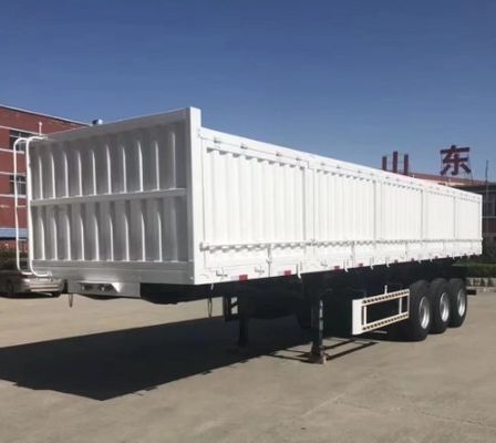 30t 40t 卸荷 乾燥貨物 横ドロップ 横壁セミトレーラー トラック用 ワブコブレーキシステム