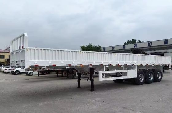 30t 40t 卸荷 乾燥貨物 横ドロップ 横壁セミトレーラー トラック用 ワブコブレーキシステム