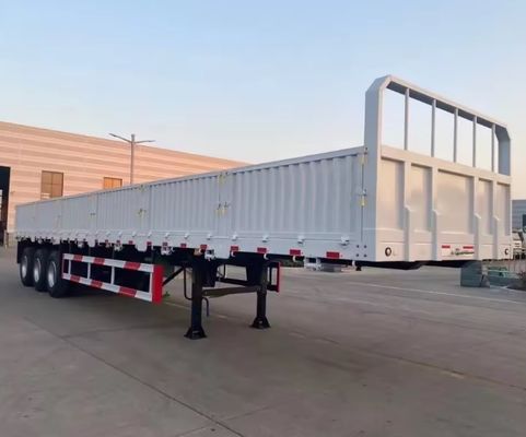 30t 40t 卸荷 乾燥貨物 横ドロップ 横壁セミトレーラー トラック用 ワブコブレーキシステム