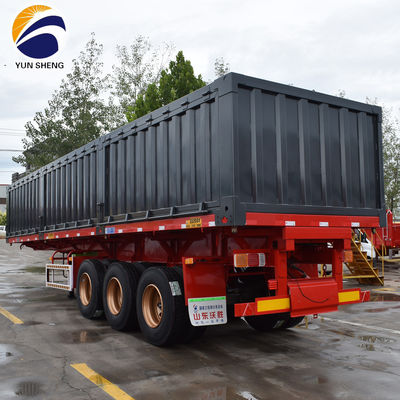 40-80T チッパーサイドダンプ セミトレーラー Q345B / T700 鋼 メインビーム