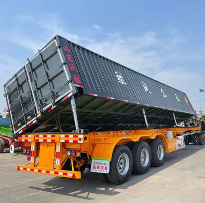90mm*13/16mm*10層葉のスプリング 鋼のサイドダンプ・ティッパー 農業用半トレーラー