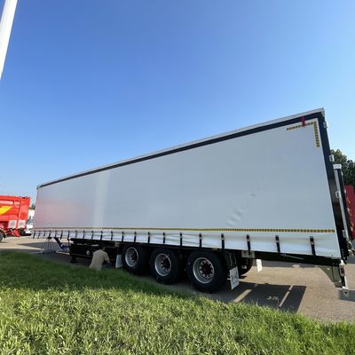 半トレーラー 白色 40ft 45ft 3 アクセル サイドカーテン 空気懸垂とWABCO-ABS