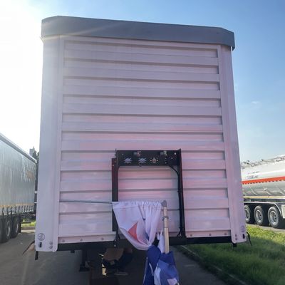 半トレーラー 白色 40ft 45ft 3 アクセル サイドカーテン 空気懸垂とWABCO-ABS