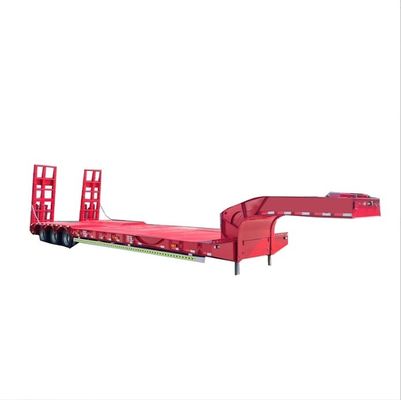 直行4軸16輪低床半トレーラー 最大30TON/60TON/80TON/100TONのペイロード