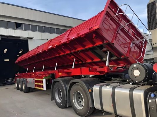 30~100トンの積載物 横転転用セミトレーラー トラックや卸貨物用の13000×2550×2900