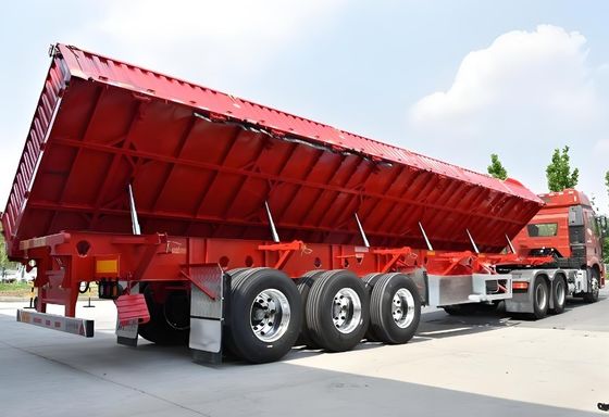 30~100トンの積載物 横転転用セミトレーラー トラックや卸貨物用の13000×2550×2900