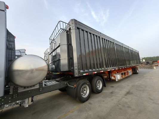 重荷用三軸横傾斜トレーラー,水力式リフトと横傾斜機能